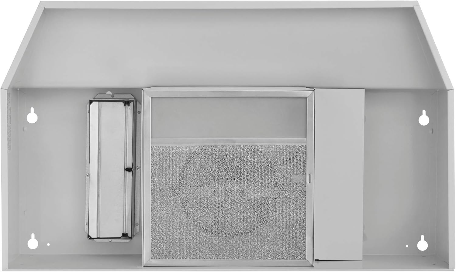 Broan-NuTone 42-inch Under-Cabinet Convertible Range Hood with 2-Speed Exhaust Fan and Light, 210 Max Blower CFM, White - Image 3