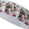 Sweatband Sports Headbands for Women Flowers on White Table Headband Stretchy Head Bands Moisture Wicking Workout Headband Fashionable Hairbands for Workout Yoga Running Gym Unisex Hairband
